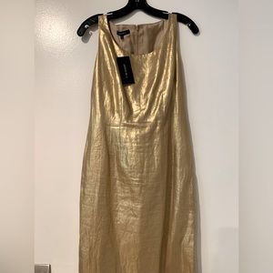 Lafayette never worn sheath dress in Gold